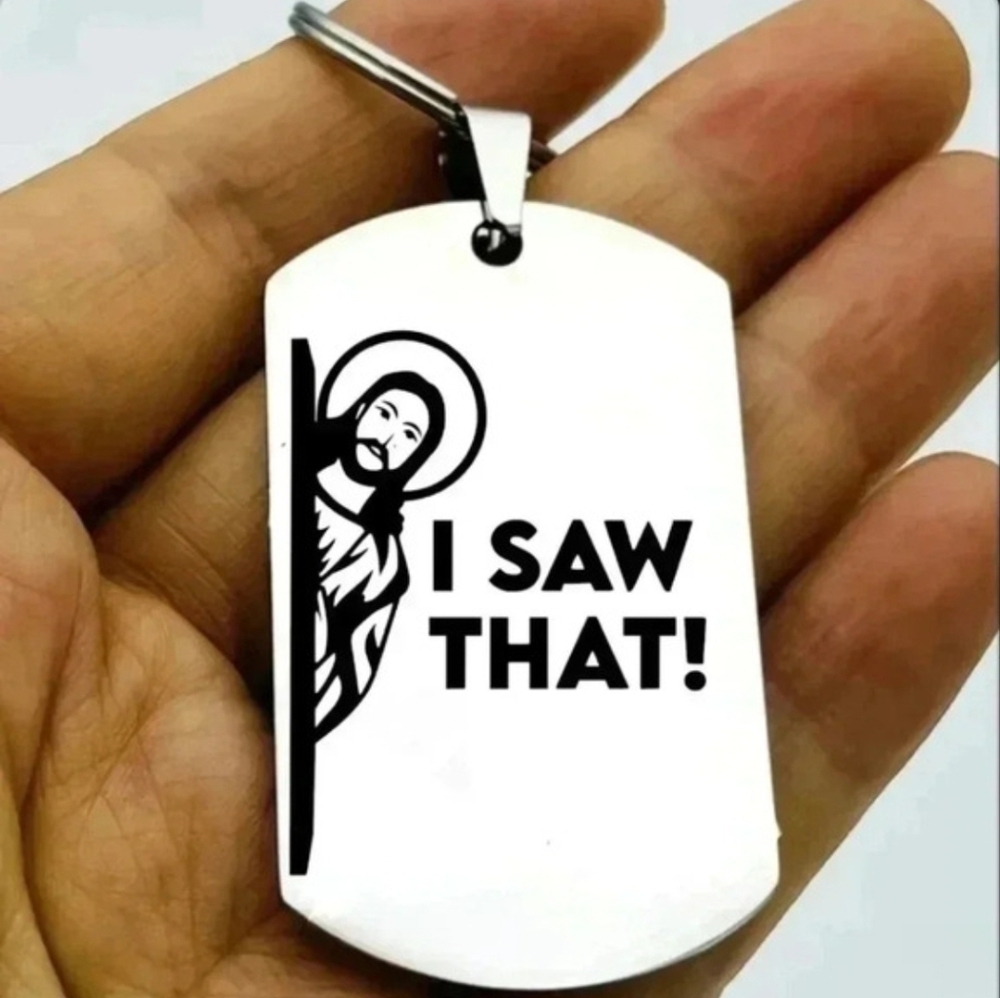 Jesus God Lord Holly Fauth Reminder Art Hot Watch Us Stainless Steel Keychain